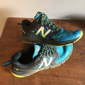 New Balance All Terrain Fuel Core Nitrel Sneakers in Black and Cobalt